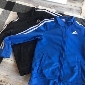 Adidas track jackets size 6&7